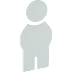 Symbol Mann 801.91.010 PA Farb-Nr.97 B.71,5mm H.150mm S.3mm HEWI