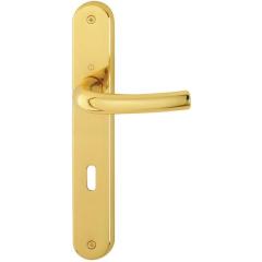 Langschildgarnitur Tôkyô M1710RH/265 MS F71 OB 72mm DIN L/R HOPPE