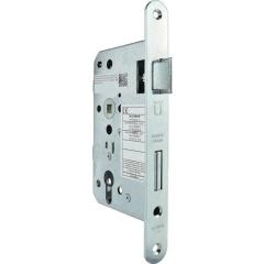 Panik-Einsteckschloss 1007PPGR Fkt.D rd.24/65/72/9mm DIN re.STA verz.o.W.