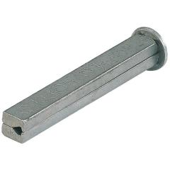 VK I-Profilstift 4-KT.10x100mm Fe verz.geteilt HOPPE