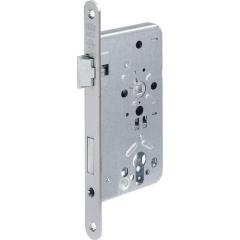 Objekt-Einsteckschloss 0515 PZW 24/ 65/72/8mm DIN L alufin.silber rd Kl 3 Zinkd.